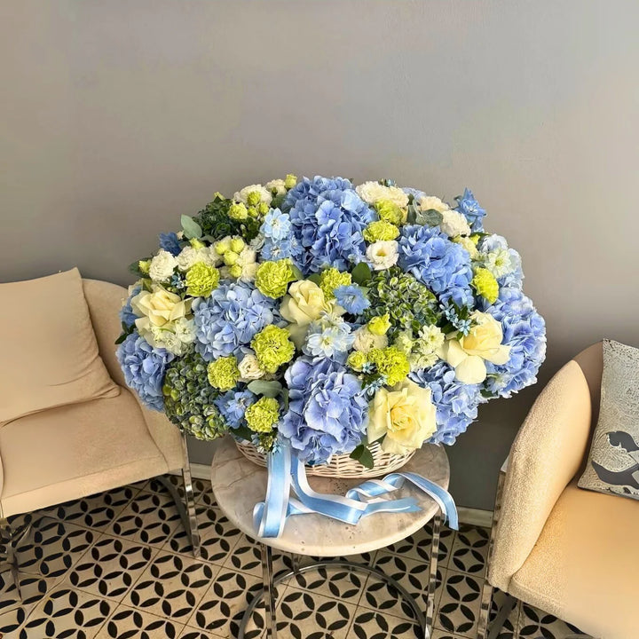 Azure Ocean Mist basket