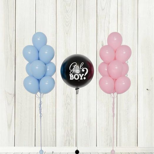 Gender Reveal Balloon Set
